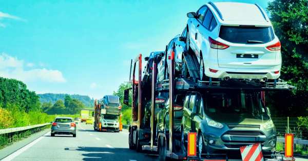 transport voiture par camion